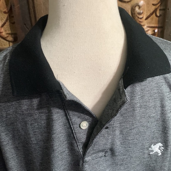 Express for Mess Grey/Black Polo...Size: L Modern Fit - Picture 3 of 4